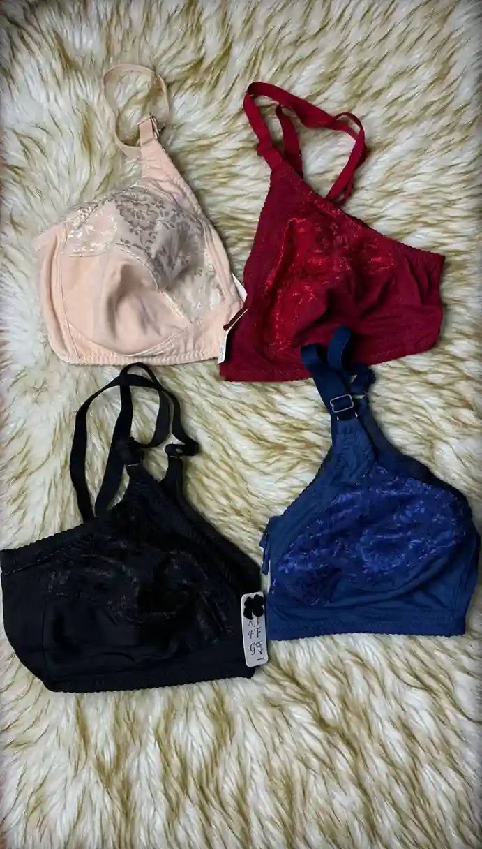 Half Net Comfort Bra Soft Support for Everyday Confidence
