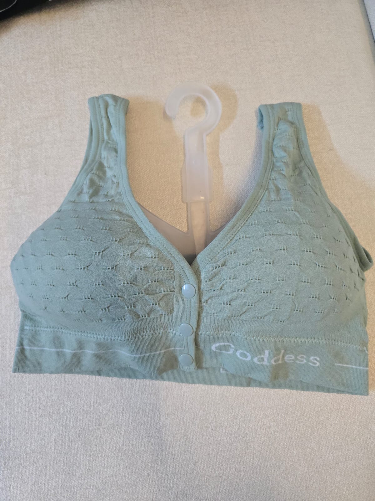 Front Open Padded Button Bra