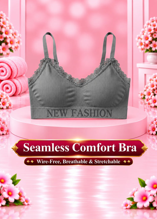 Seamless Comfort Bra – Wire-Free, Breathable & Stretchable