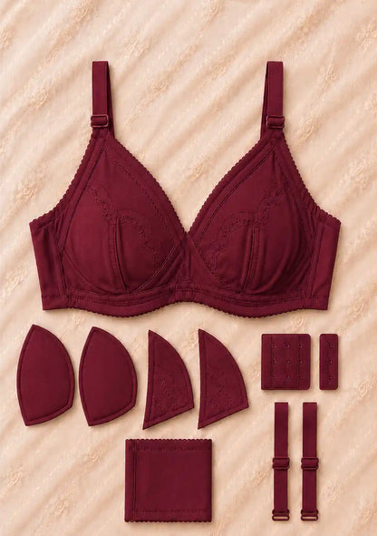 Soft Cotton Bra with Full Coverage Support