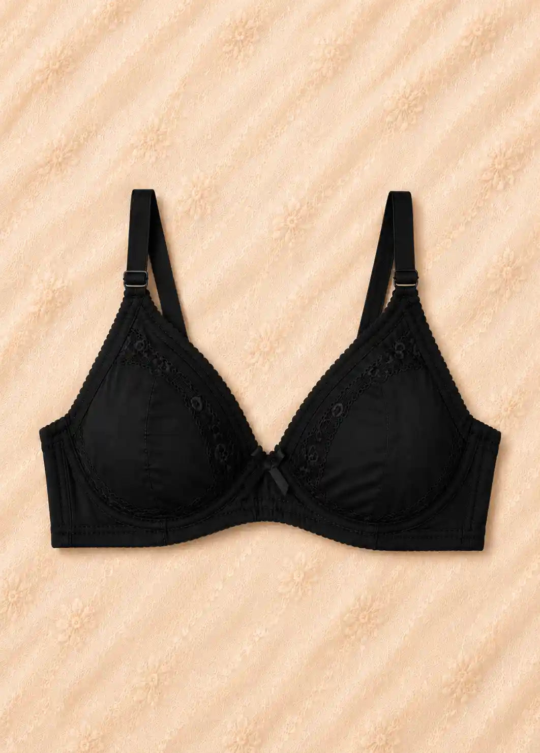 China Embroidered Full Coverage Comfort Bra for Women