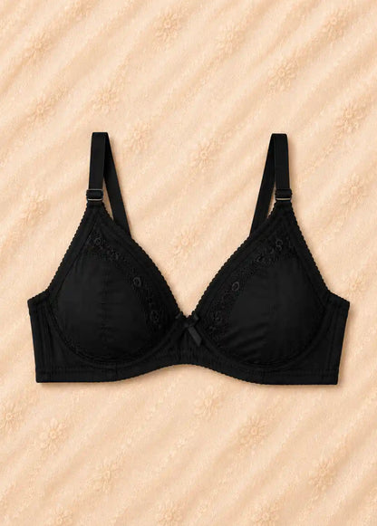 China Embroidered Full Coverage Comfort Bra for Women