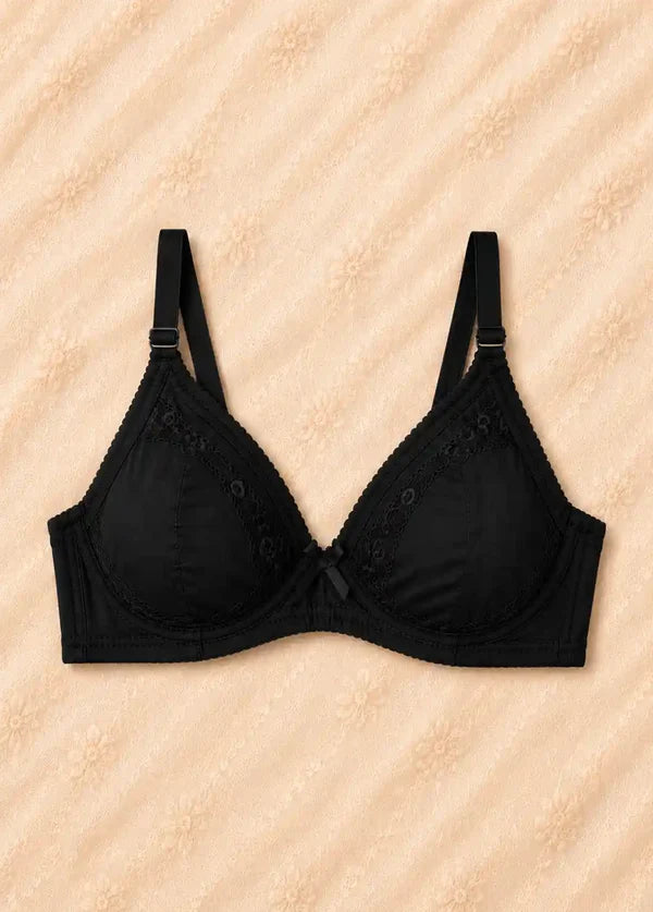 Premium Embroidered Full Coverage Bra Pack of 4