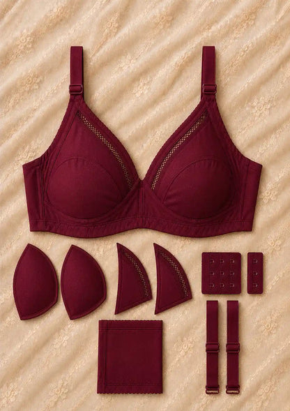 Summer Queen Soft Cotton Bra  Everyday Comfort with Elegant Style