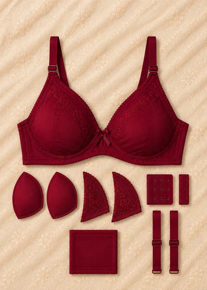 China Embroidered Full Coverage Comfort Bra for Women