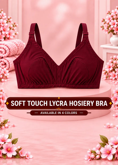Soft Touch Lycra Hosiery Bra