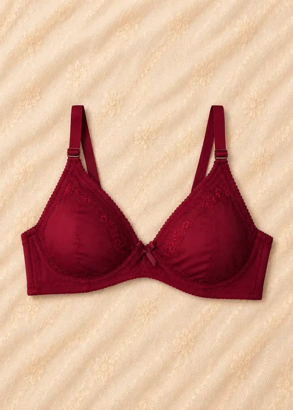 Premium Embroidered Full Coverage Bra Pack of 4