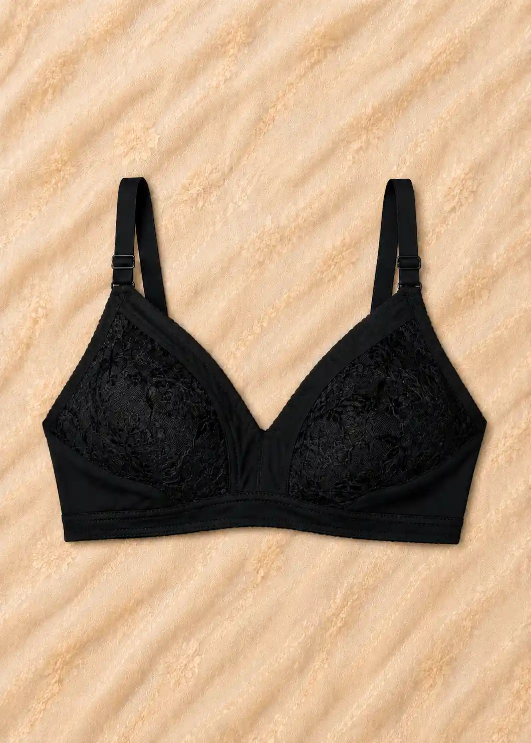 Half Net Comfort Bra Soft Support for Everyday Confidence