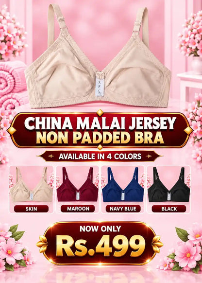 China Malai Jersey Non Padded Bra