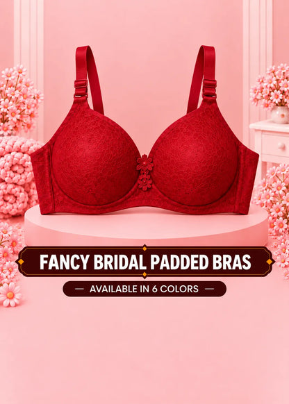 Fancy Bridal Padded Bras