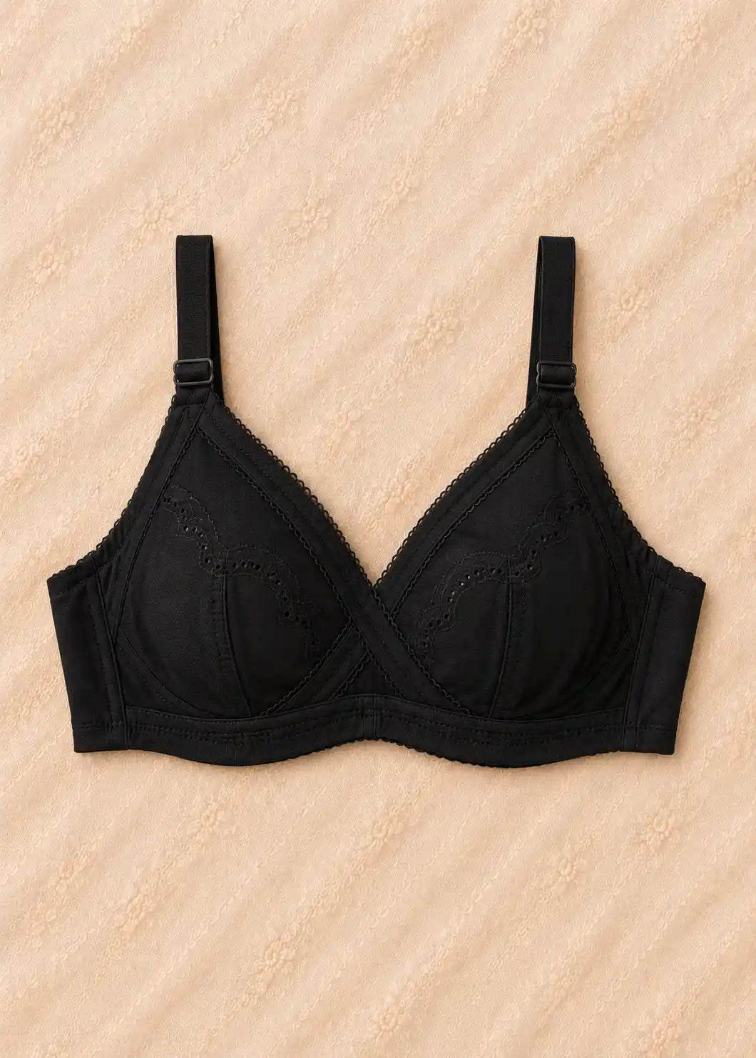 Soft Cotton Bra with Full Coverage Support