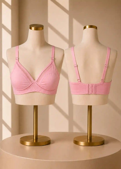 Summer Queen Soft Cotton Bra  Everyday Comfort with Elegant Style