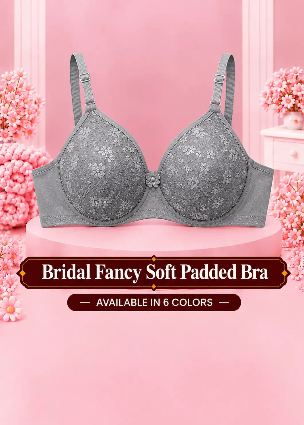Bridal Fancy Soft Padded Bra