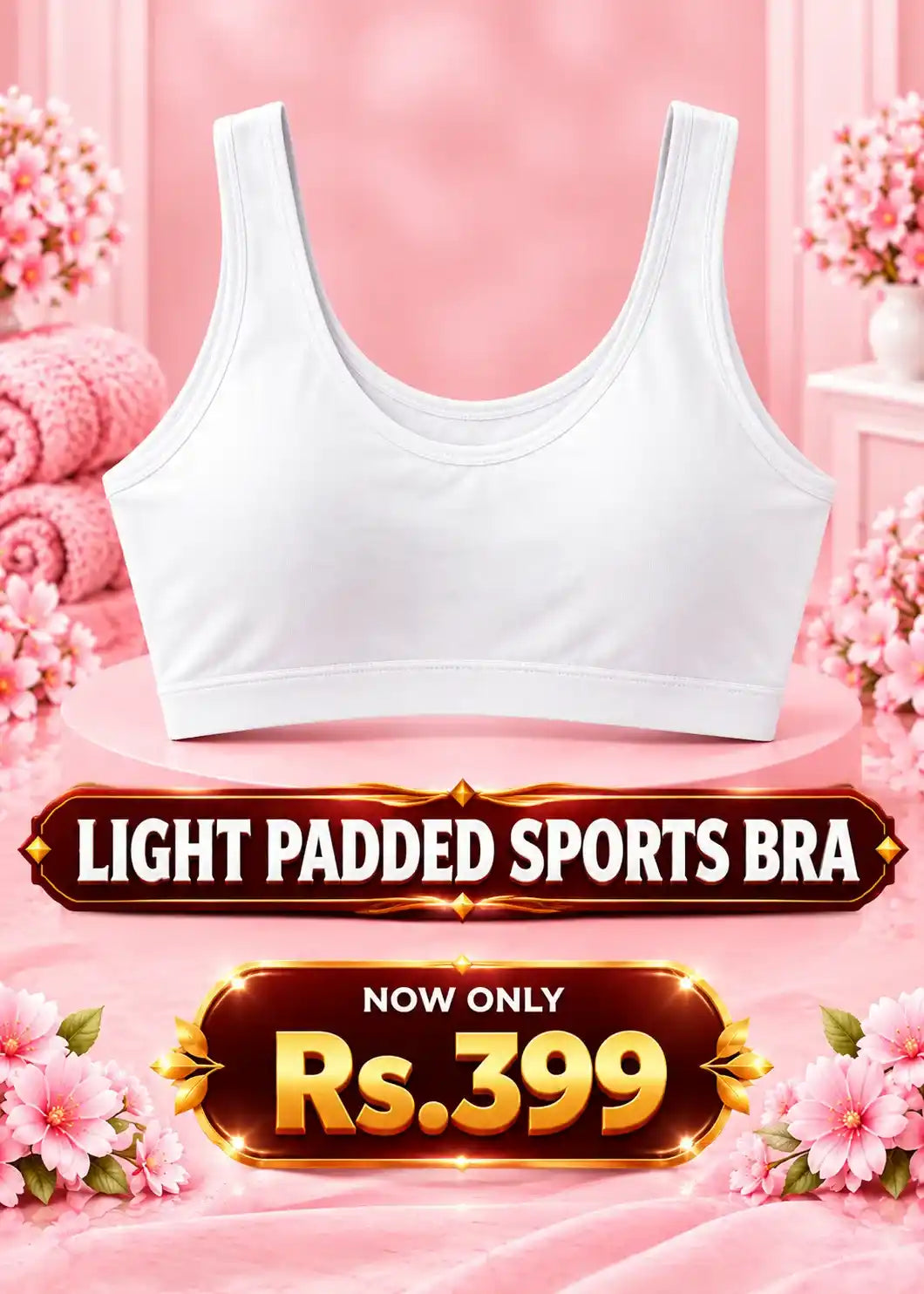 Light Padded Sports Bra Teenager