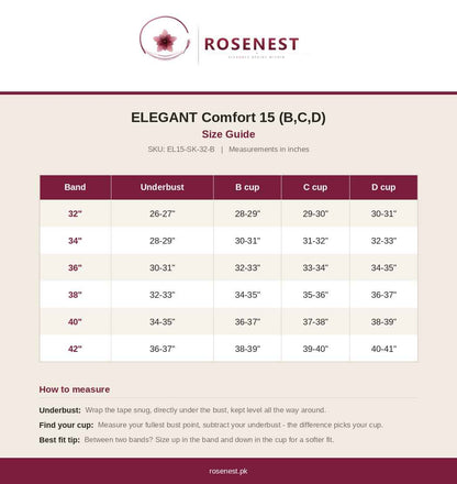 ELEGANT Comfort 15 (B,C,D)