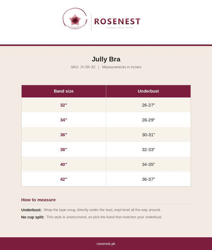 Jully Bra  Soft, Comfortable & Full Support Everyday Bra for Women