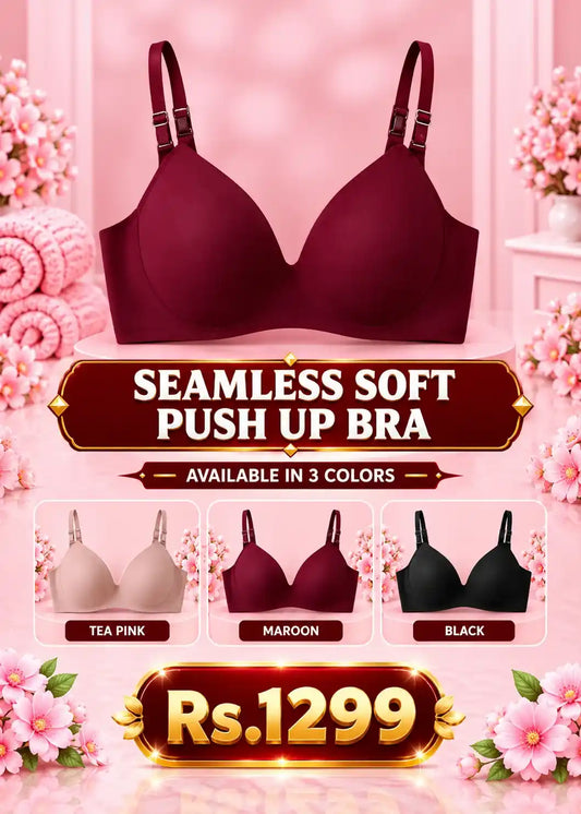 Seamless Soft Push Up Bra